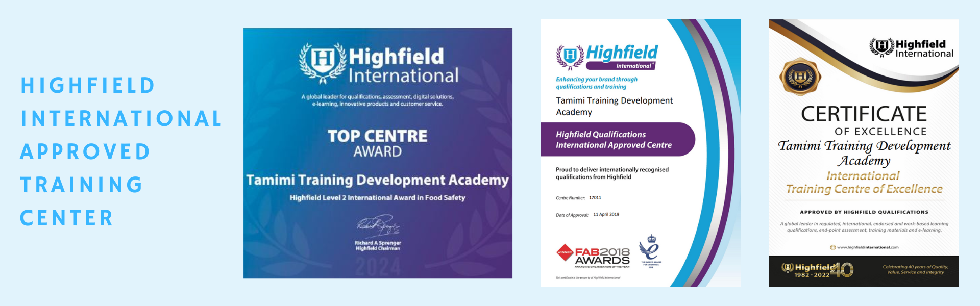 Recognition and Awards